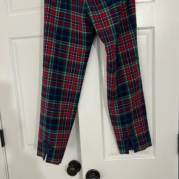 Vineyard Vines red, blue, green plaid wool pants - size 4 - Picture 3 of 6